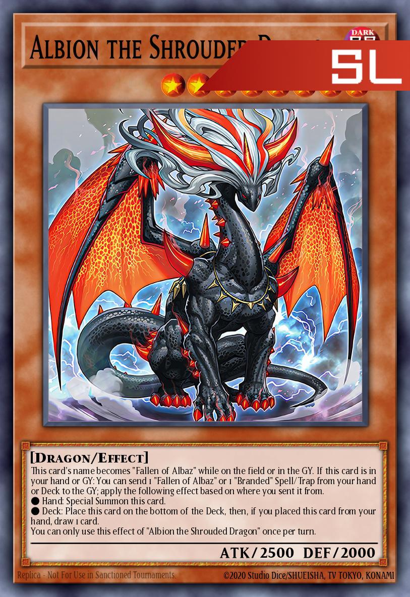 Albion the Shrouded Dragon - RA05-EN019 - 1st Edition - Starlight Rare