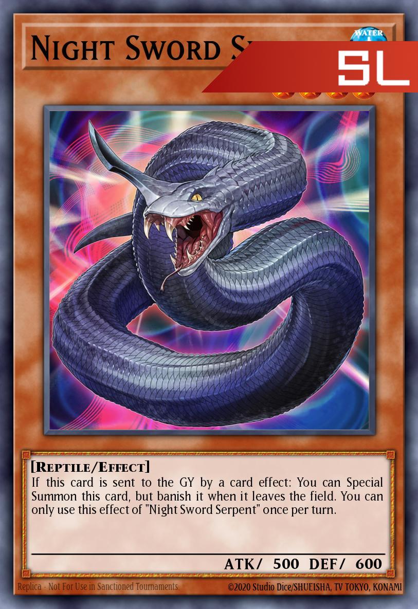 Night Sword Serpent - RA05-EN020 - 1st Edition - Starlight Rare