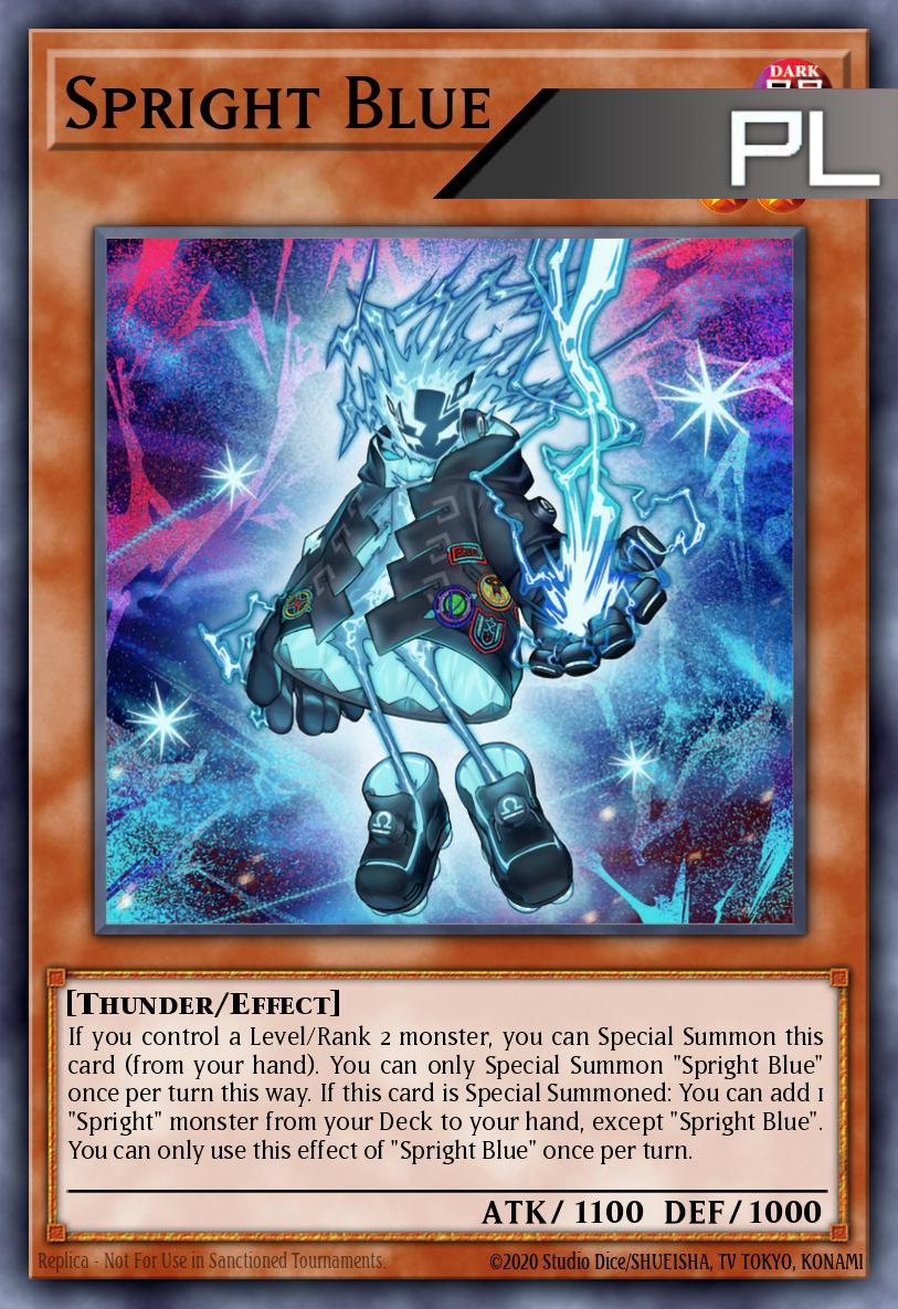 Spright Blue - RA05-EN021 - 1st Edition - Platinum Secret Rare