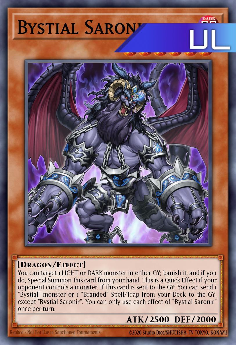 Bystial Saronir - RA05-EN023 - 1st Edition - Ultimate Rare