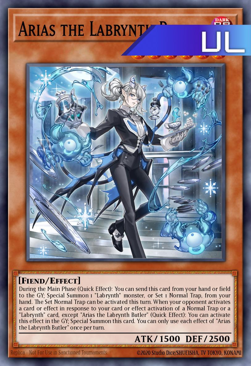 Arias the Labrynth Butler - RA05-EN028 - 1st Edition - Ultimate Rare