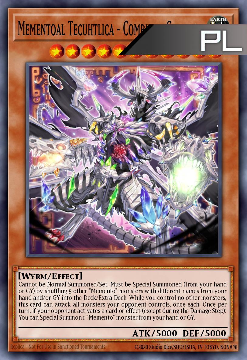 Mementoal Tecuhtlica - Combined Creation - RA05-EN029 - 1st Edition - Platinum Secret Rare