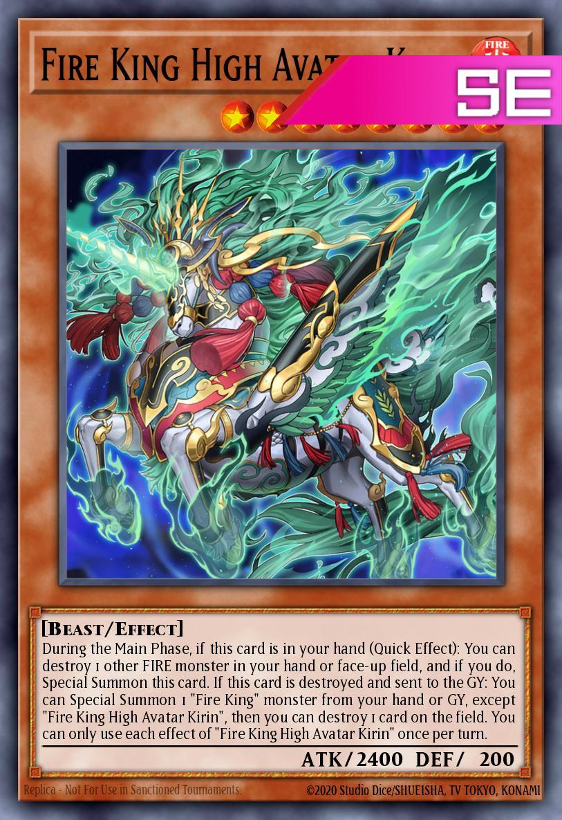 Fire King High Avatar Kirin - RA05-EN032 - 1st Edition - Secret Rare