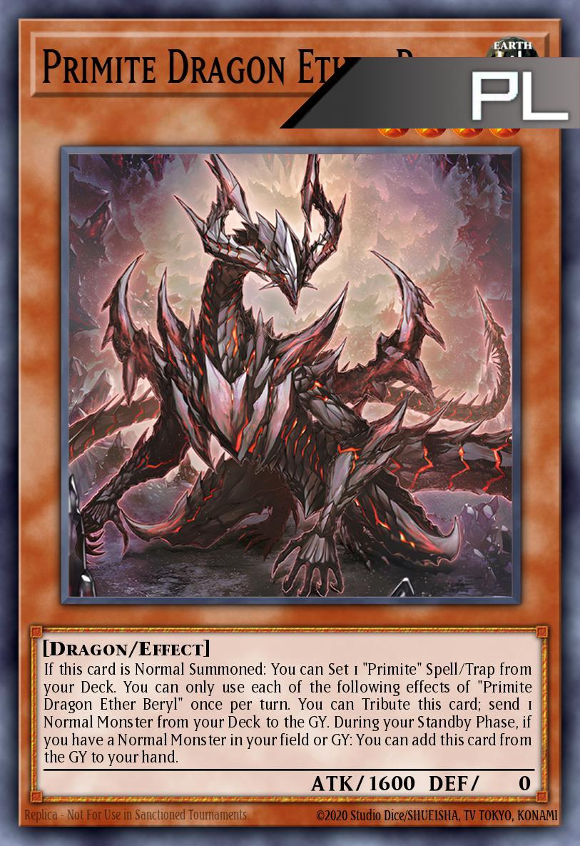 Primite Dragon Ether Beryl - RA05-EN033 - 1st Edition - Platinum Secret Rare