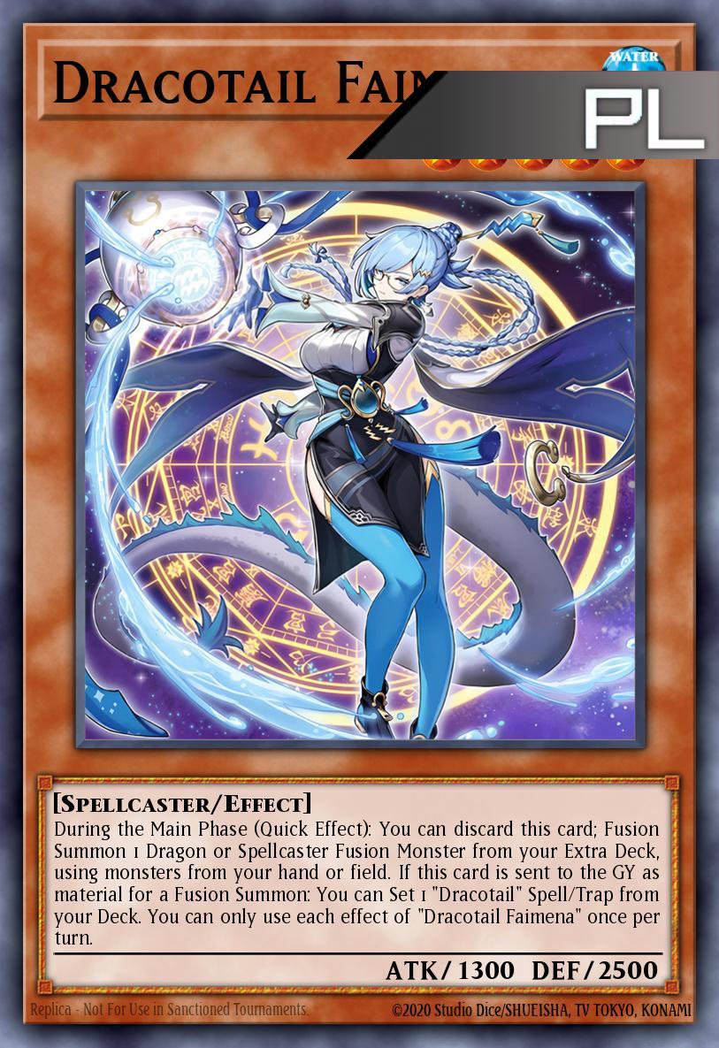 Dracotail Faimena - RA05-EN035 - 1st Edition - Platinum Secret Rare