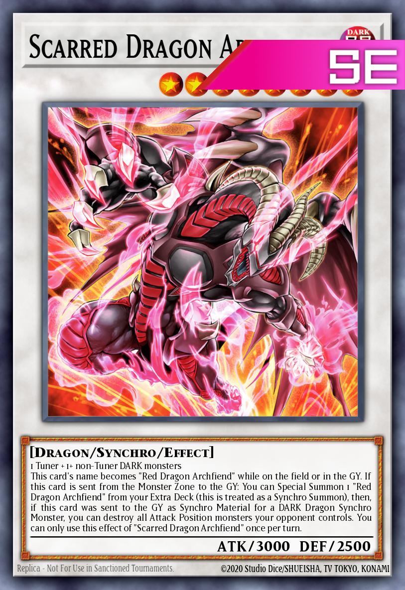 Scarred Dragon Archfiend - RA05-EN044 - 1st Edition - Secret Rare