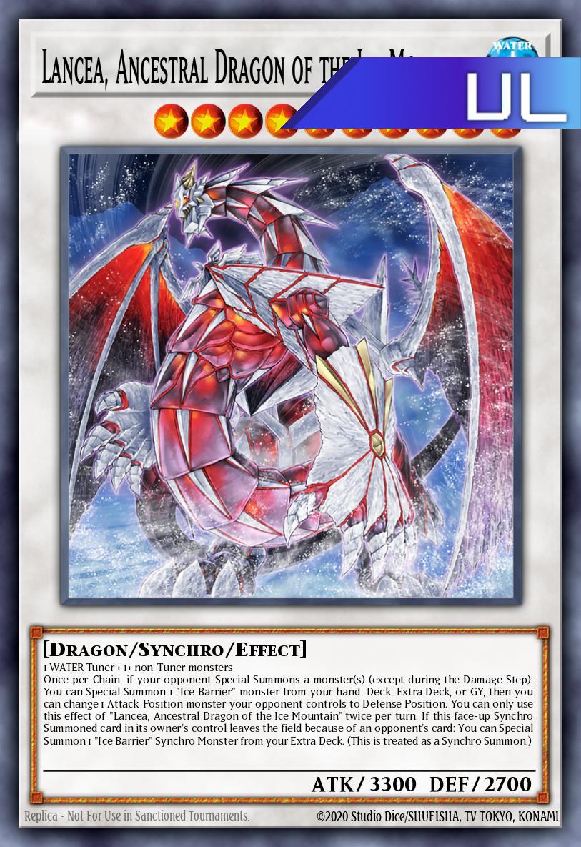 Lancea, Ancestral Dragon of the Ice Mountain - RA05-EN045 - 1st Edition - Ultimate Rare