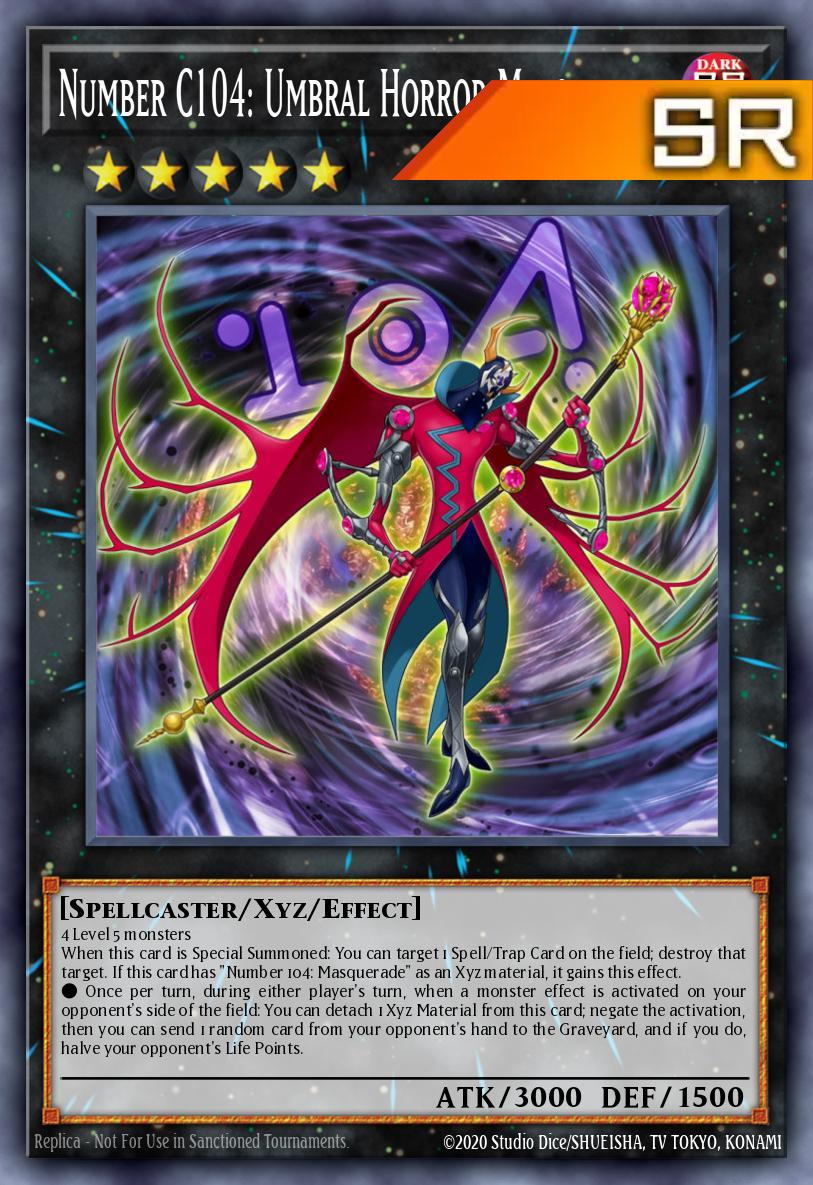 Number C104: Umbral Horror Masquerade - RA05-EN046 - 1st Edition - Super Rare