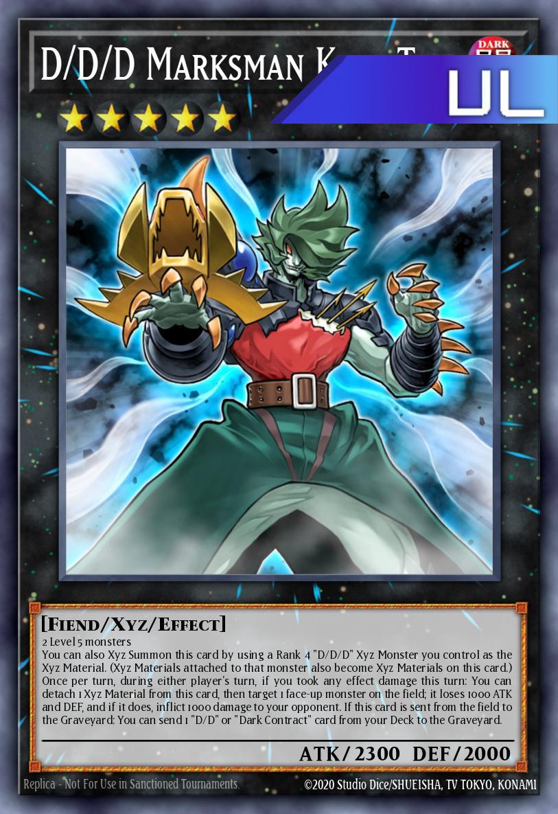 D/D/D Marksman King Tell - RA05-EN047 - 1st Edition - Ultimate Rare