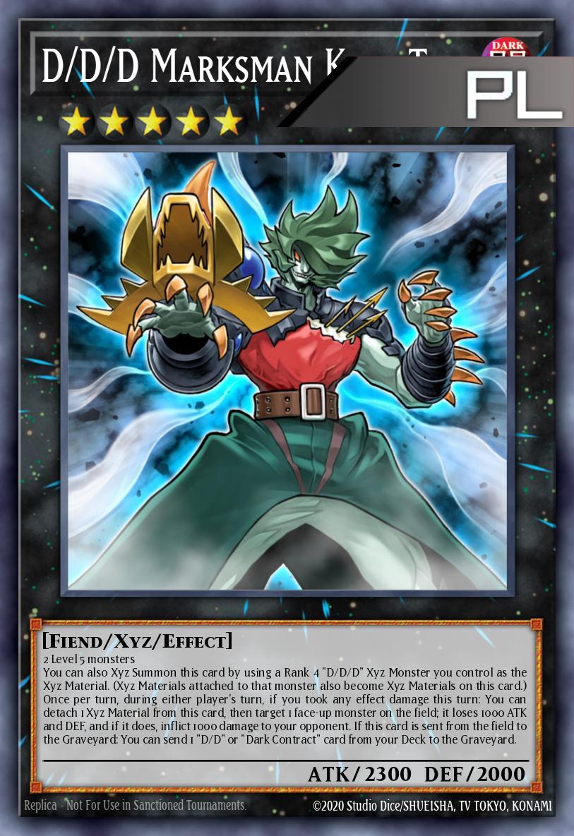 D/D/D Marksman King Tell - RA05-EN047 - 1st Edition - Platinum Secret Rare