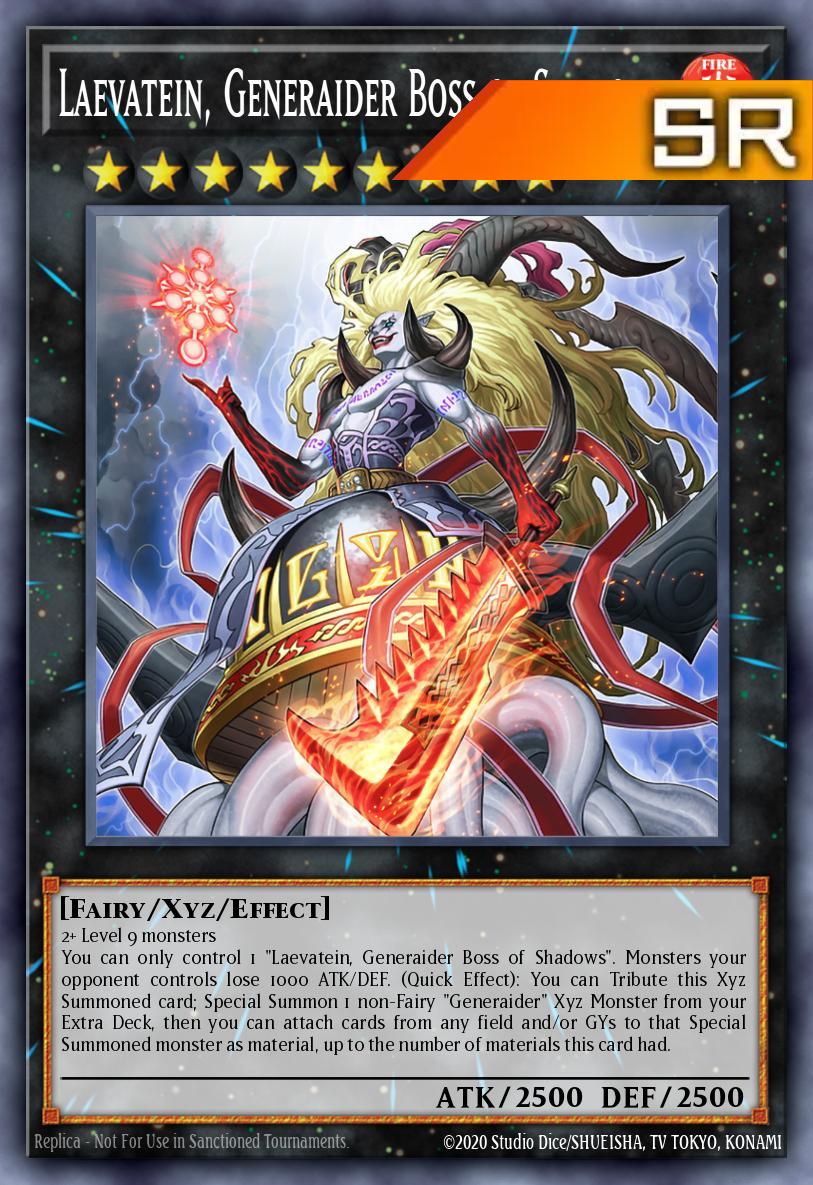 Laevatein, Generaider Boss of Shadows - RA05-EN051 - 1st Edition - Super Rare
