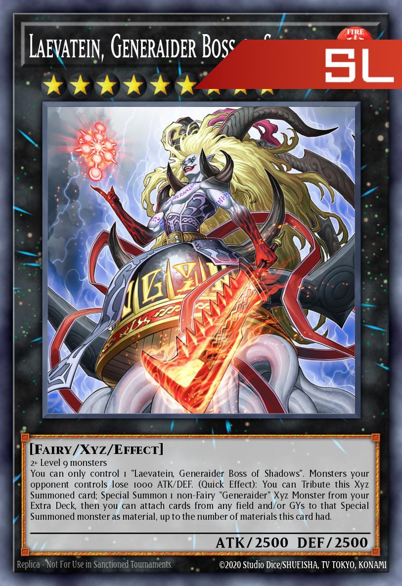 Laevatein, Generaider Boss of Shadows - RA05-EN051 - 1st Edition - Starlight Rare