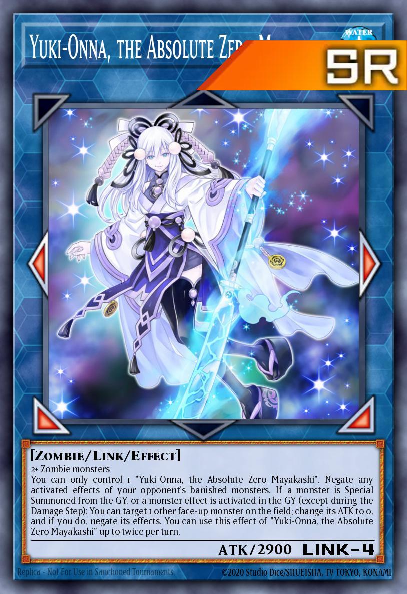 Yuki-Onna, the Absolute Zero Mayakashi - RA05-EN057 - 1st Edition - Super Rare