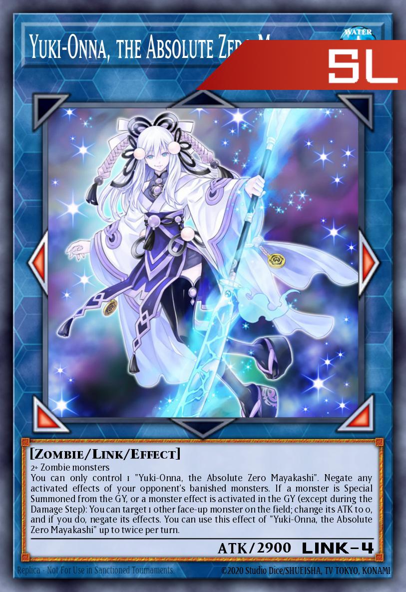 Yuki-Onna, the Absolute Zero Mayakashi - RA05-EN057 - 1st Edition - Starlight Rare