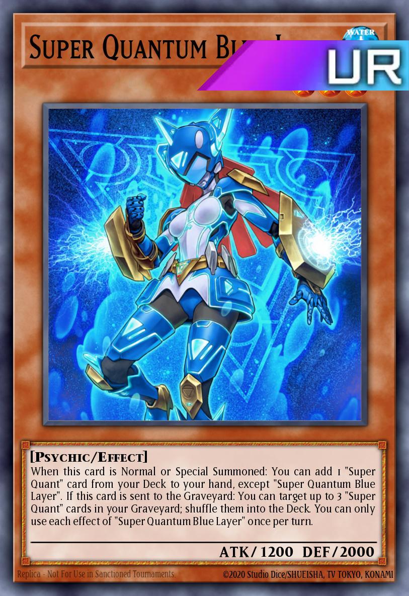 Super Quantum Blue Layer - RA05-EN009 - 1st Edition - Ultra Rare