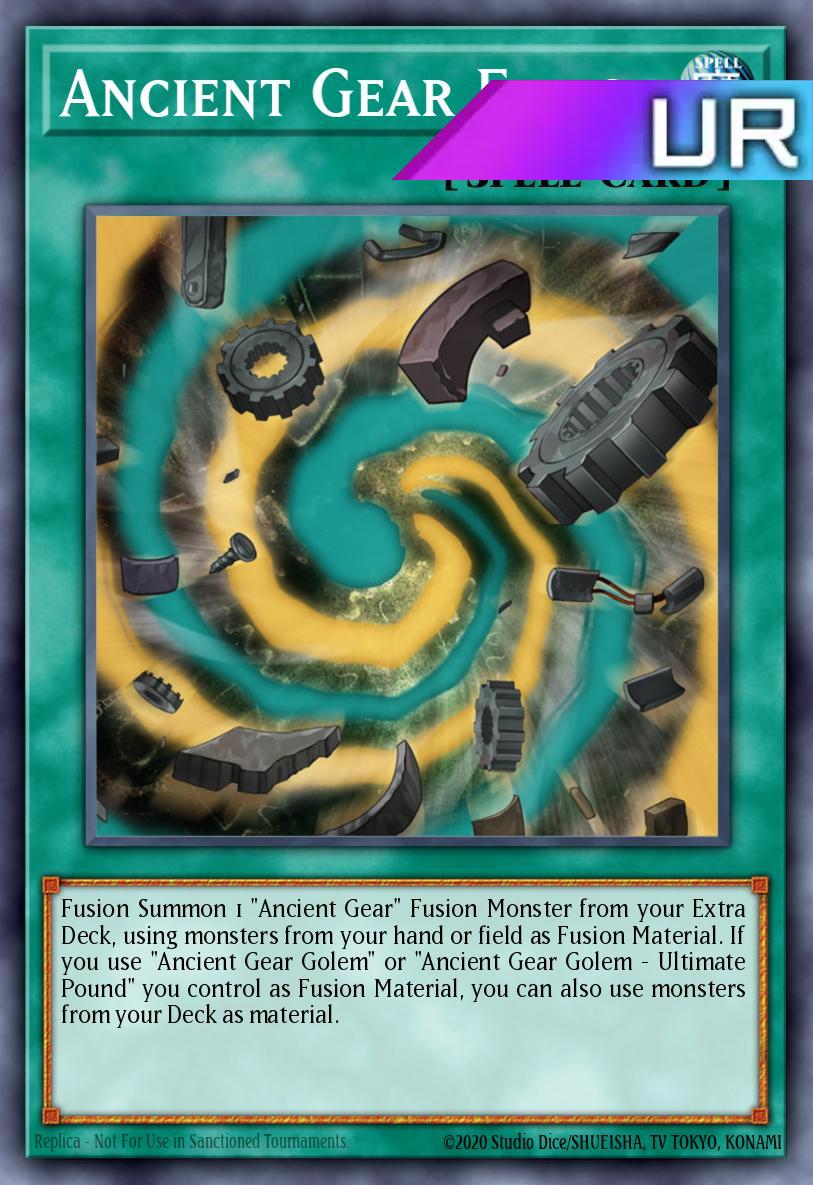 Ancient Gear Fusion - RA05-EN063 - 1st Edition - Ultra Rare