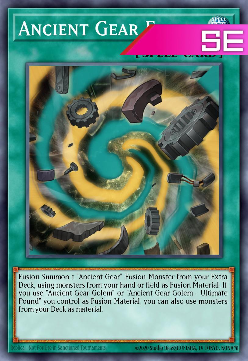 Ancient Gear Fusion - RA05-EN063 - 1st Edition - Secret Rare