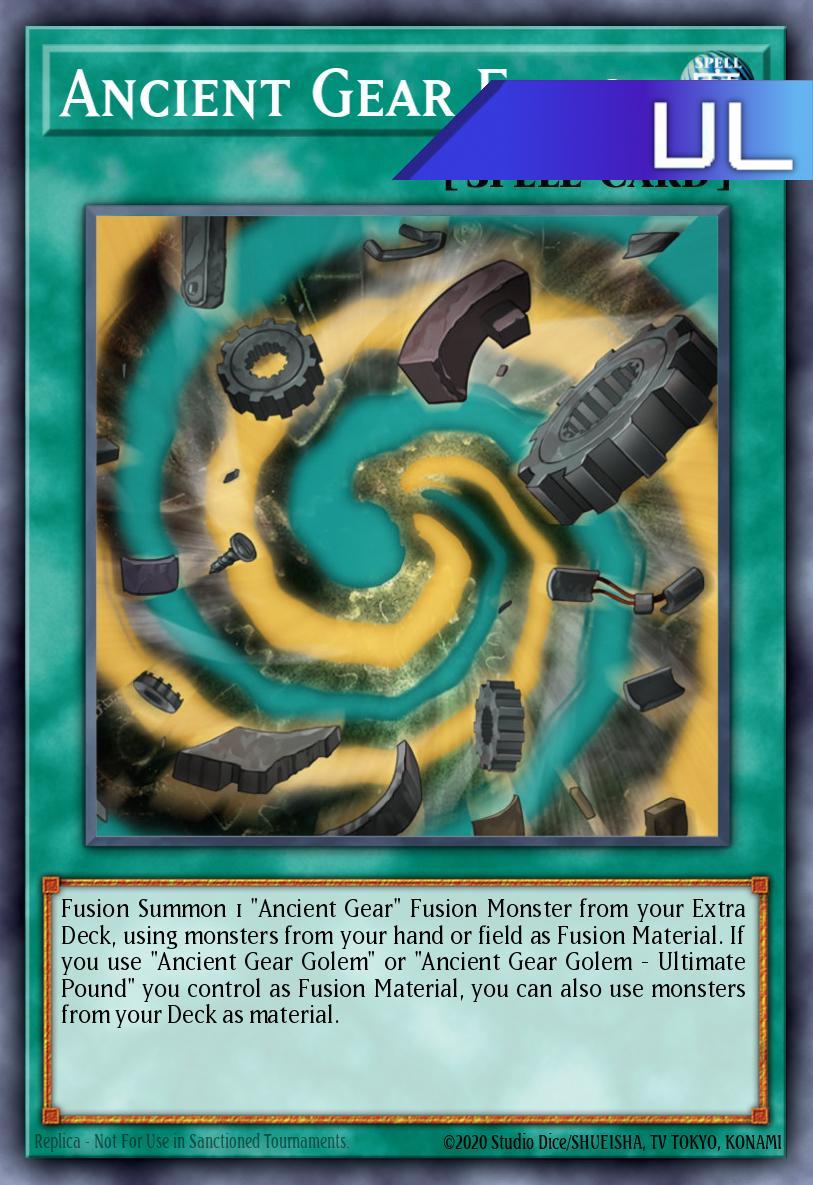 Ancient Gear Fusion - RA05-EN063 - 1st Edition - Ultimate Rare