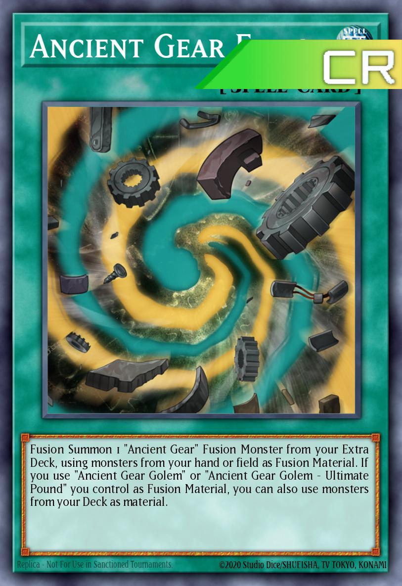 Ancient Gear Fusion - RA05-EN063 - 1st Edition - Collector's Rare