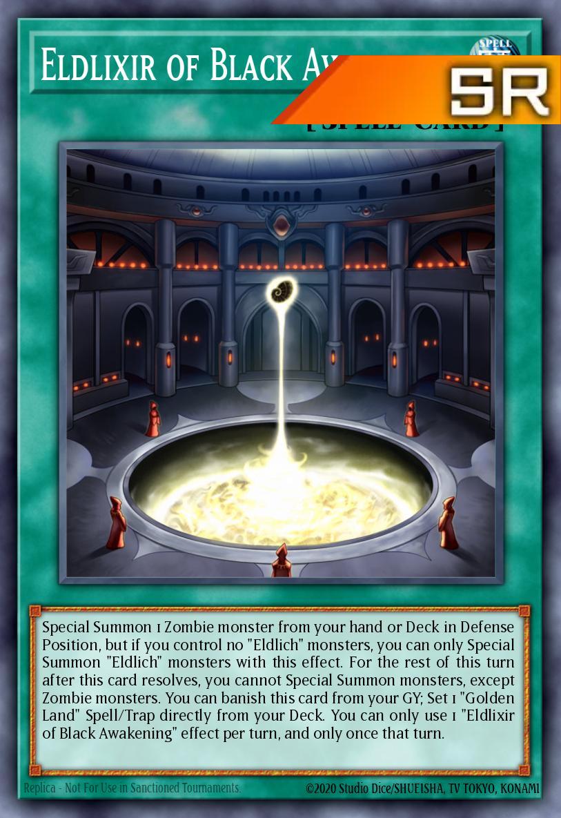 Eldlixir of Black Awakening - RA05-EN065 - 1st Edition - Super Rare