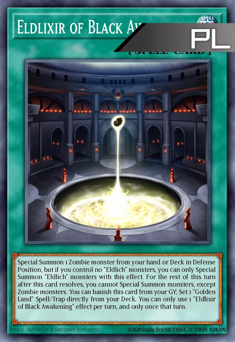 Eldlixir of Black Awakening - RA05-EN065 - 1st Edition - Platinum Secret Rare