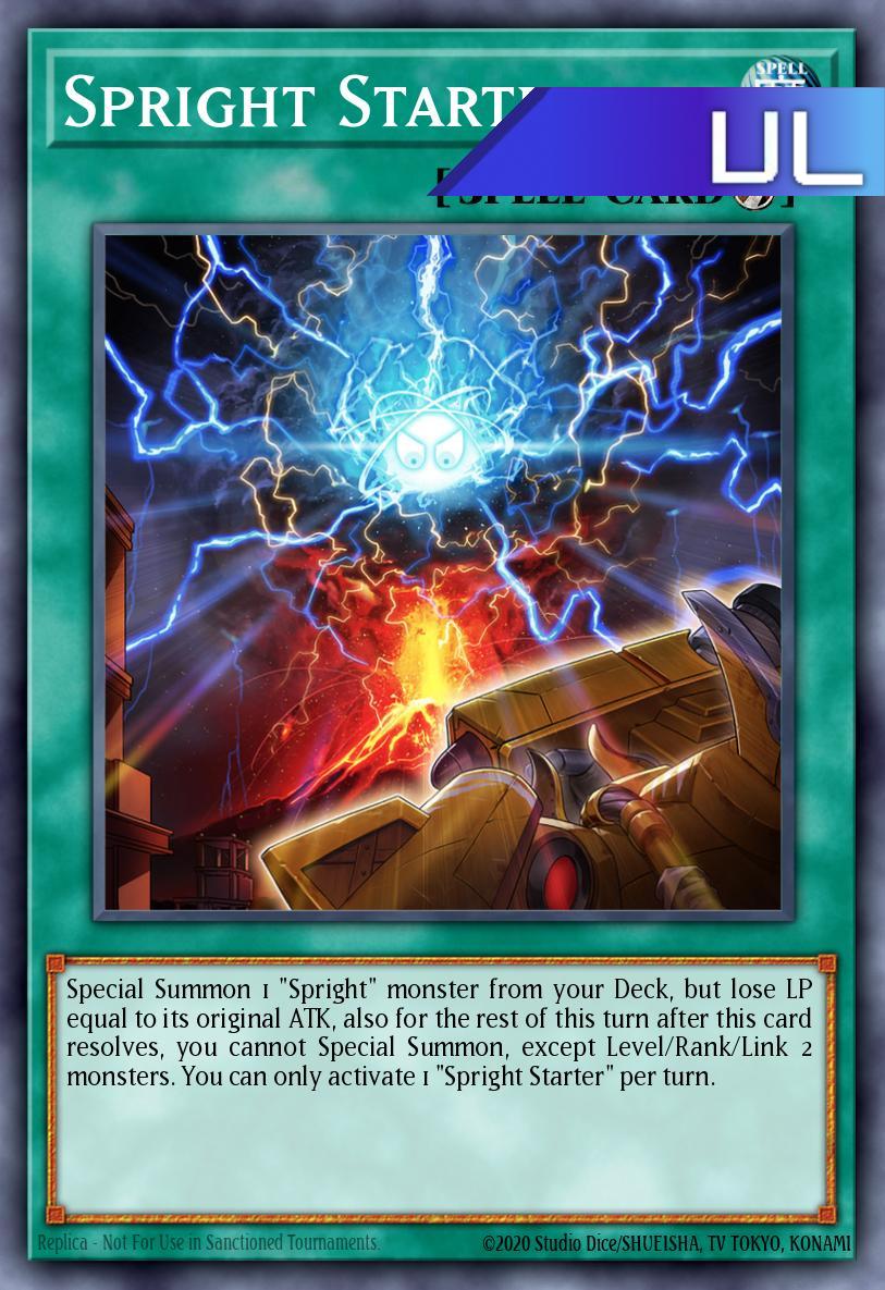 Spright Starter - RA05-EN068 - 1st Edition - Ultimate Rare