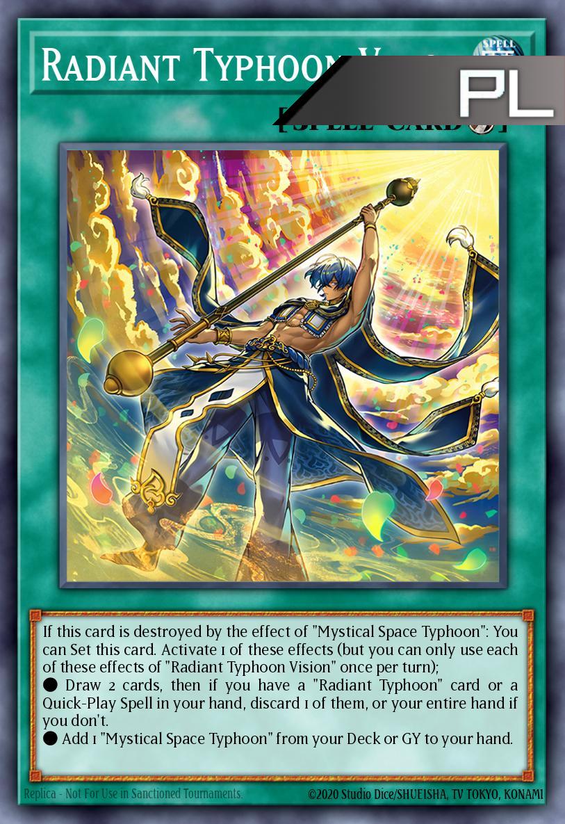 Radiant Typhoon Vision - RA05-EN075 - 1st Edition - Platinum Secret Rare