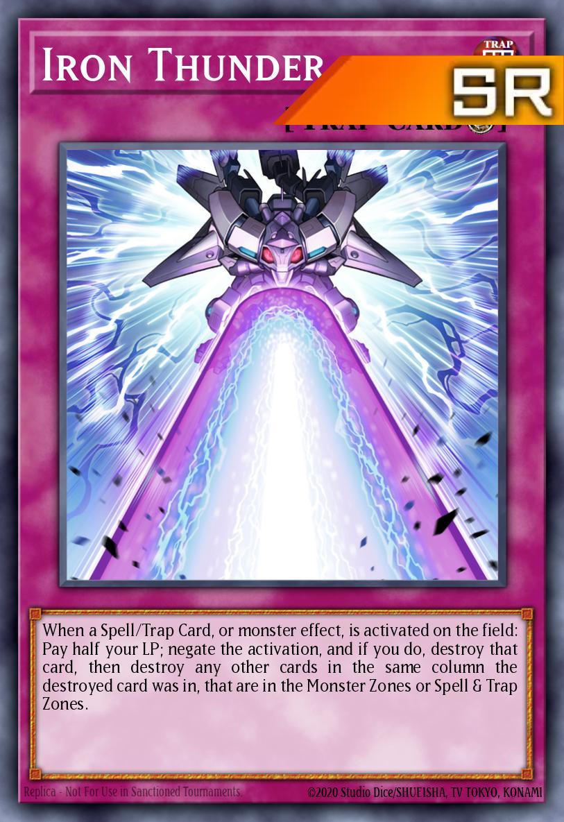 Iron Thunder - RA05-EN079 - 1st Edition - Super Rare