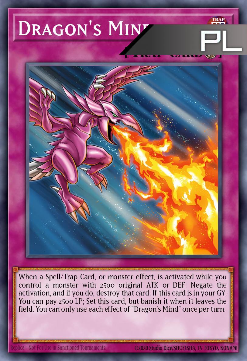 Dragon's Mind - RA05-EN082 - 1st Edition - Platinum Secret Rare