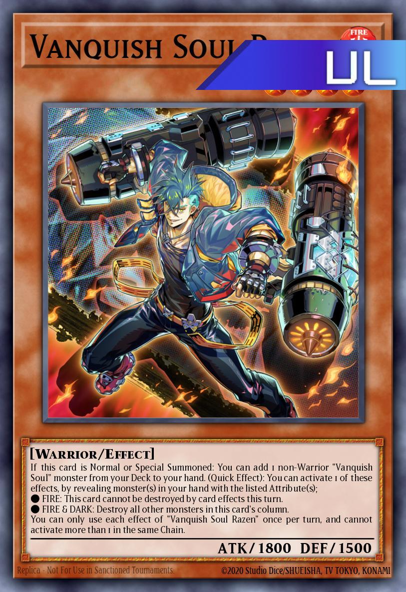 Vanquish Soul Razen - RA05-EN134 - 1st Edition - Ultimate Rare