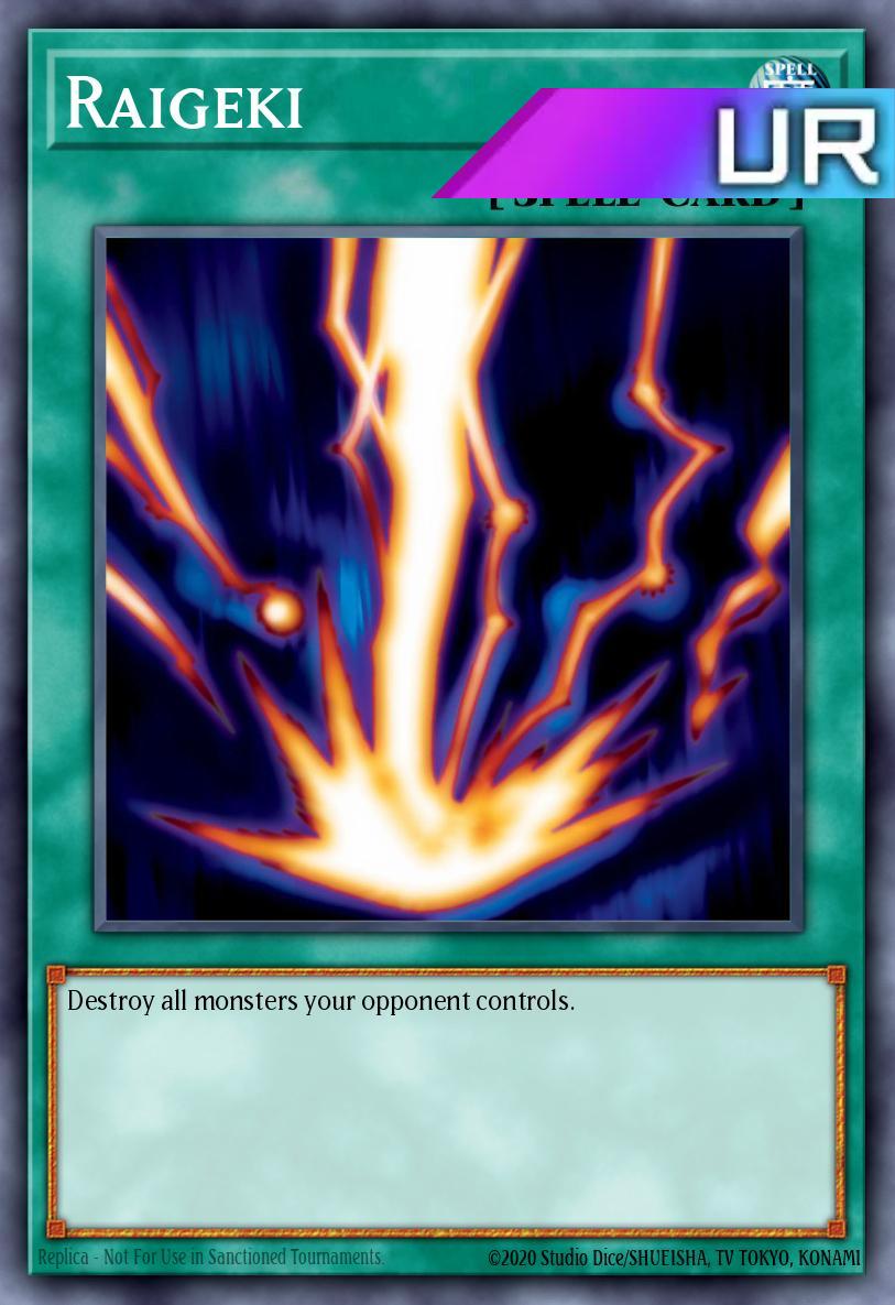 Raigeki - RA05-EN110 - 1st Edition - Ultra Rare
