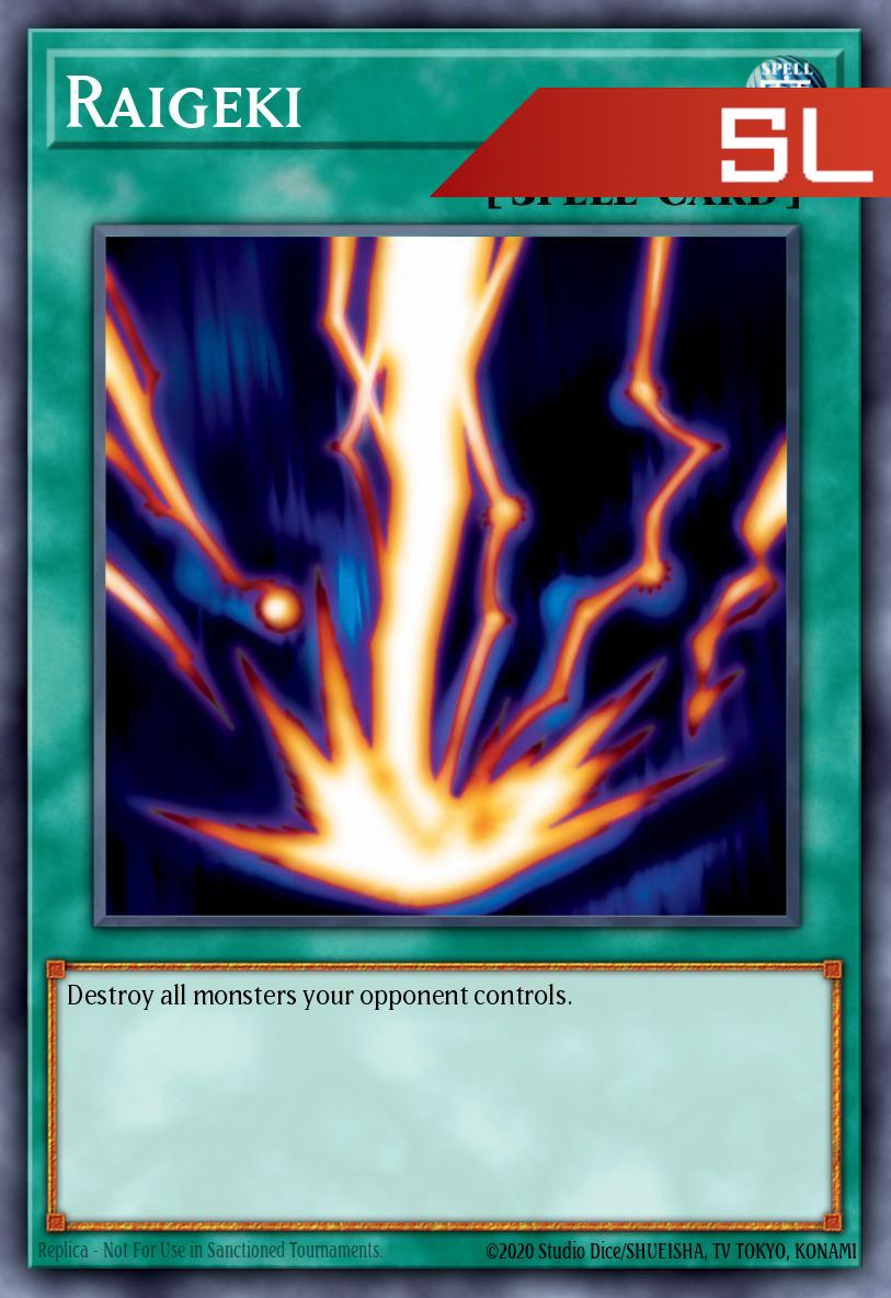 Raigeki - RA05-EN110 - 1st Edition - Starlight Rare