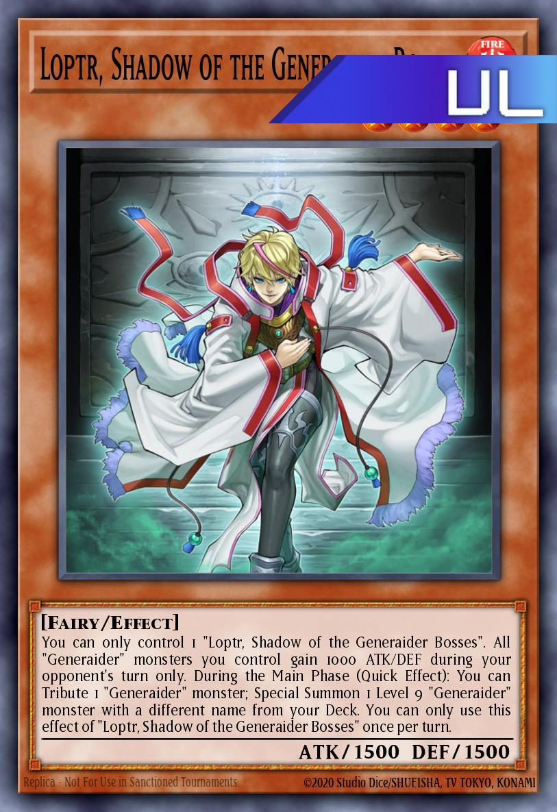 Loptr, Shadow of the Generaider Bosses - RA05-EN016 - 1st Edition - Ultimate Rare