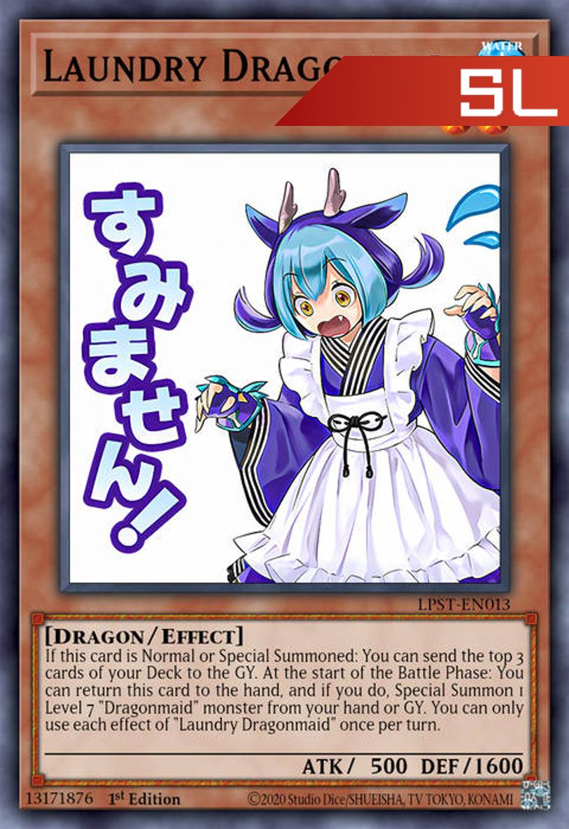 Laundry Dragonmaid (Variant Art) - RA05-EN095 - 1st Edition - Starlight Rare