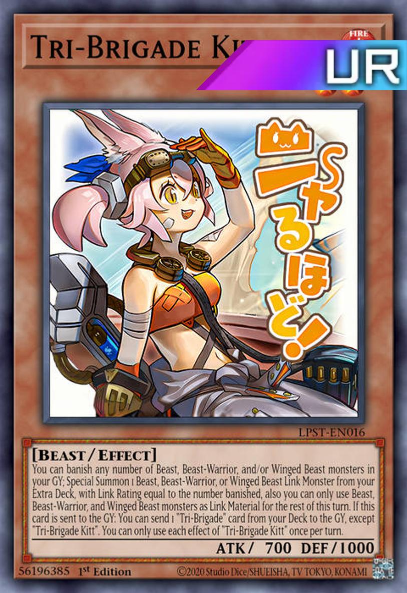 Tri-Brigade Kitt (Variant Art) - RA05-EN098 - 1st Edition - Ultra Rare