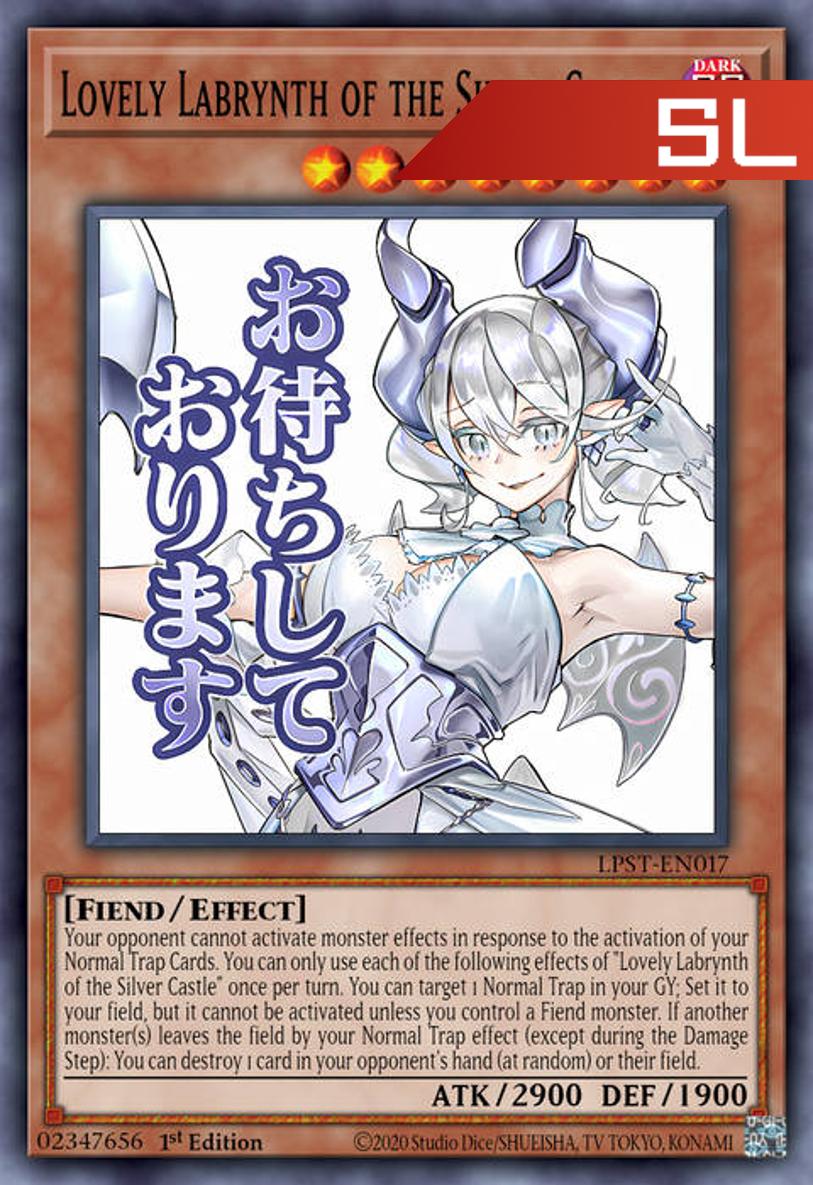 Lovely Labrynth of the Silver Castle (Variant Art) - RA05-EN099 - 1st Edition - Starlight Rare