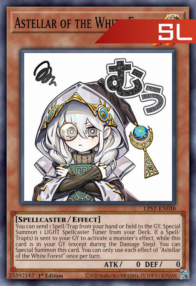 Astellar of the White Forest (Variant Art) - RA05-EN100 - 1st Edition - Starlight Rare