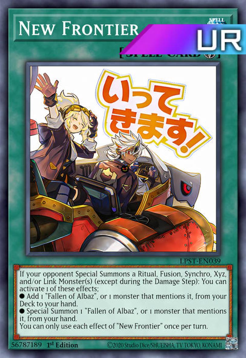 New Frontier (Variant Art) - RA05-EN121 - 1st Edition - Ultra Rare
