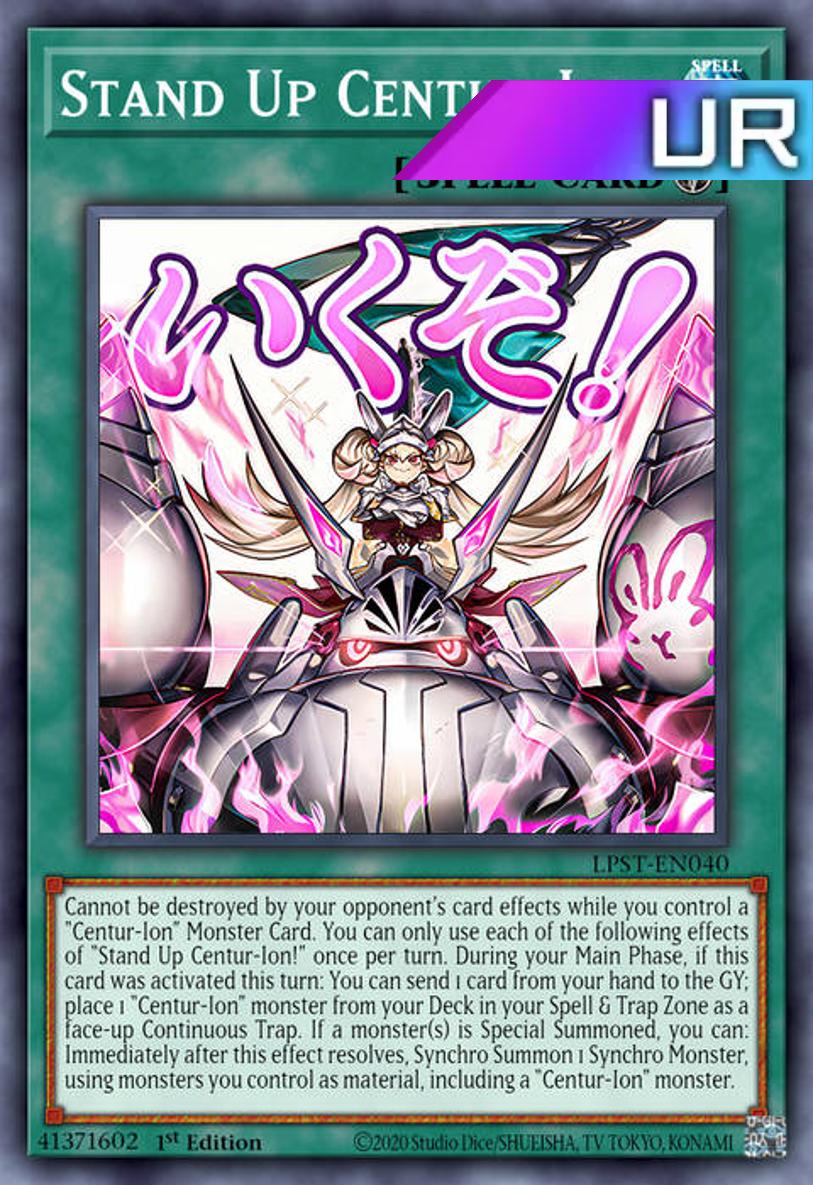 Stand Up Centur-Ion! (Variant Art) - RA05-EN122 - 1st Edition - Ultra Rare