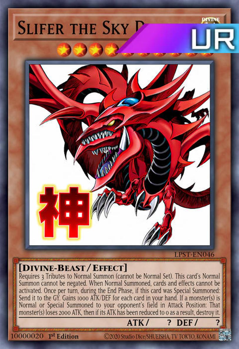 Slifer the Sky Dragon (Variant Art) - RA05-EN128 - 1st Edition - Ultra Rare