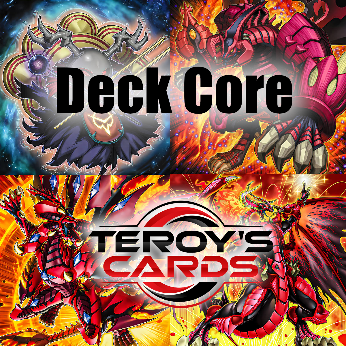 Red Dragon Archfiend Deck Core - BLZD - 27 Cards