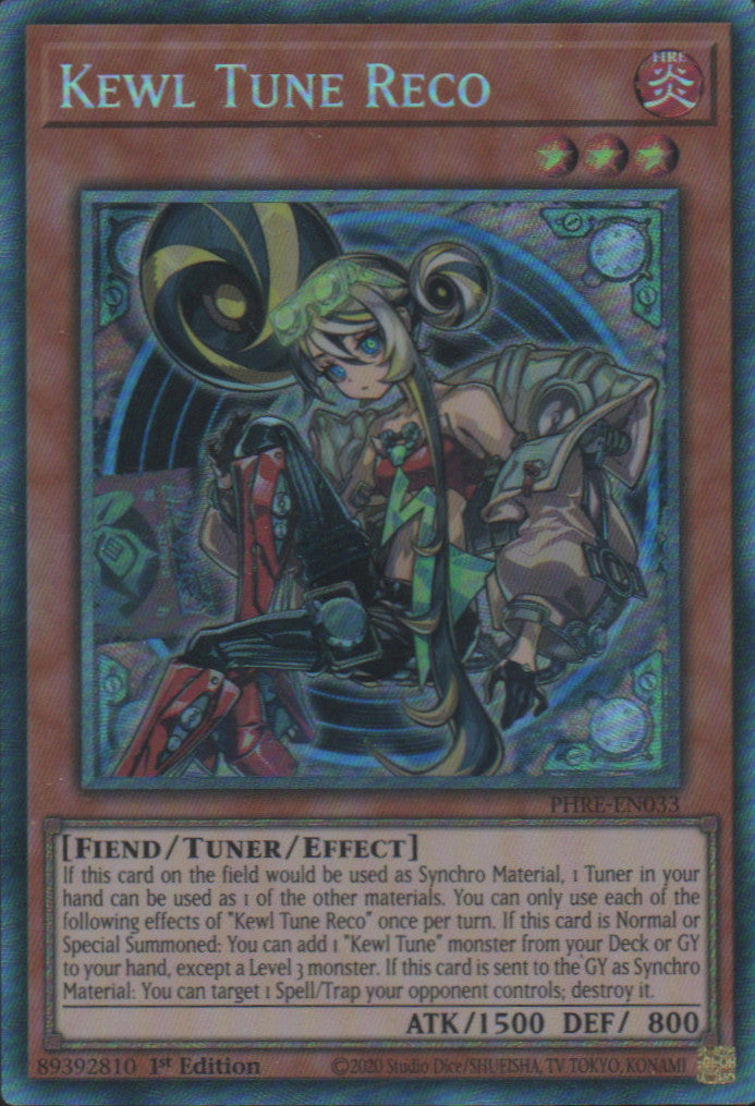 Kewl Tune Reco - PHRE-EN033 - 1st Edition - Collector's Rare