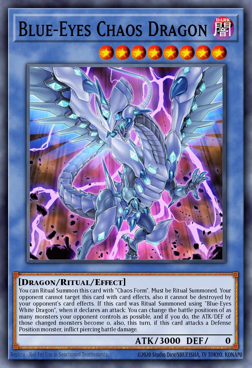Blue-Eyes Chaos Dragon - SDWD-EN010 - 1st Edition - Common