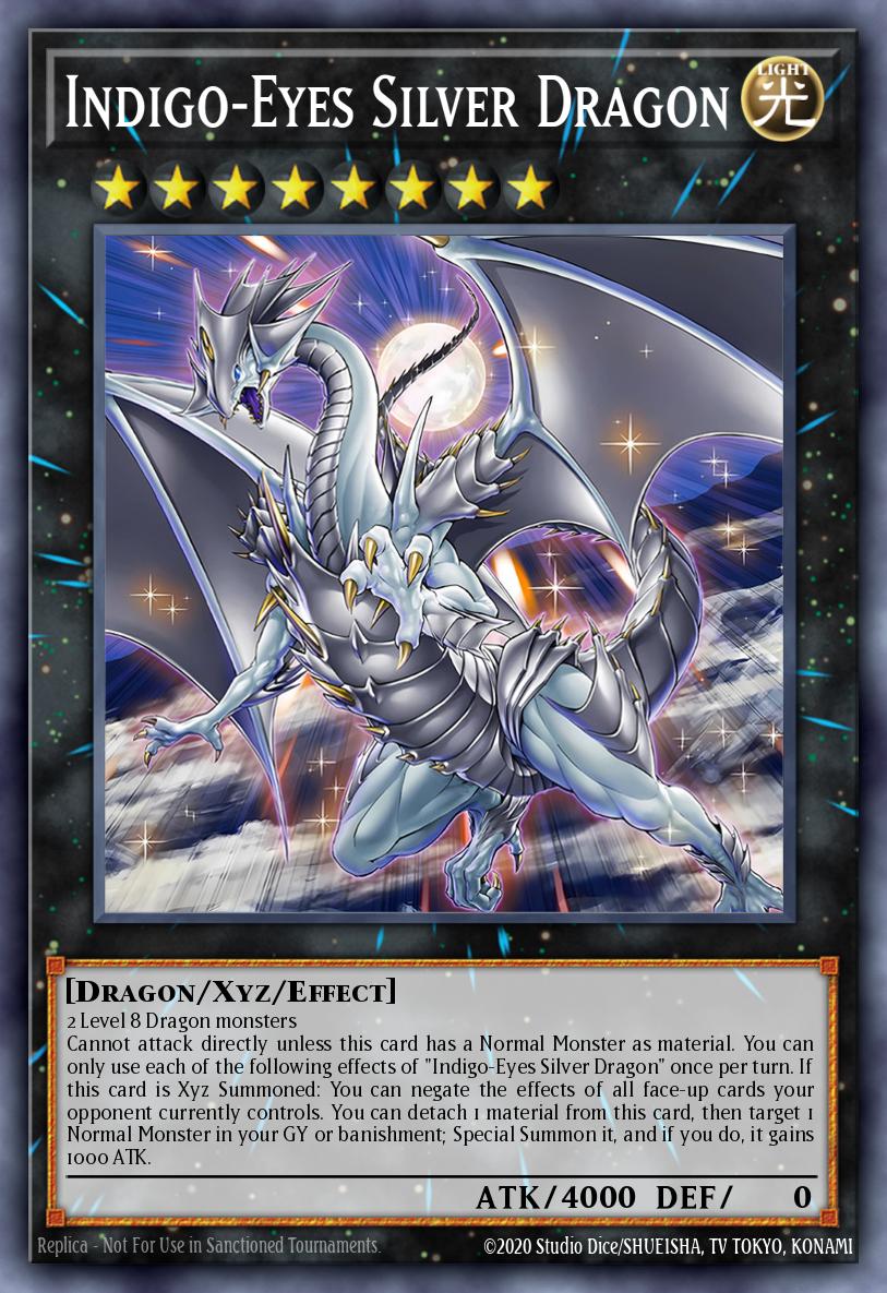 Indigo-Eyes Silver Dragon - SDWD-EN032 - 1st Edition - Ultra Rare