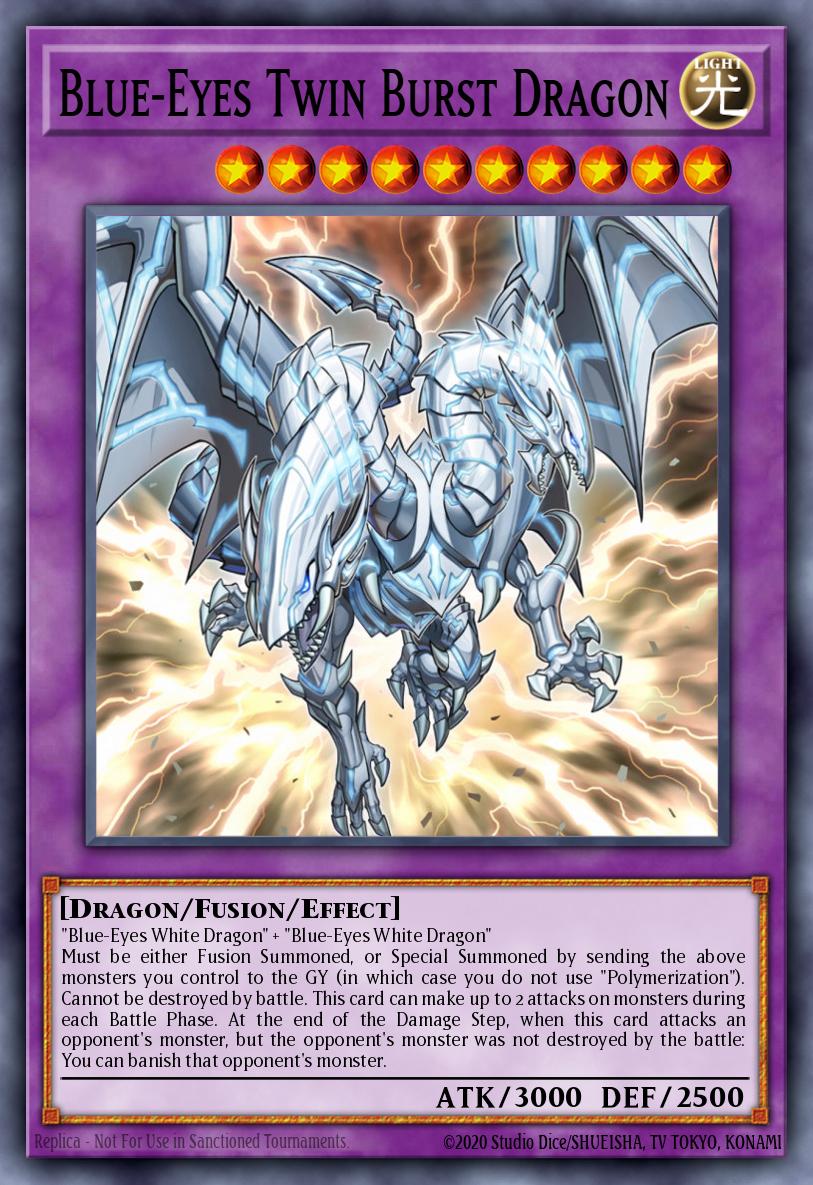Blue-Eyes Twin Burst Dragon - SDWD-EN036 - 1st Edition - Common