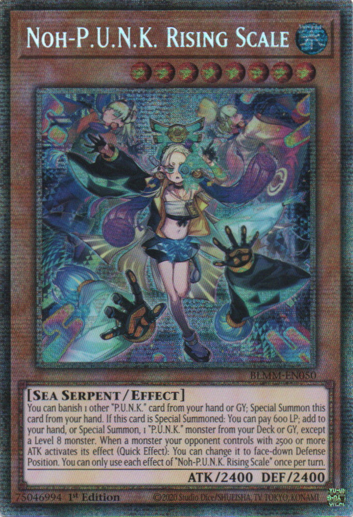 Noh-P.U.N.K. Rising Scale - BLMM-EN050 - 1st Edition - Starlight Rare