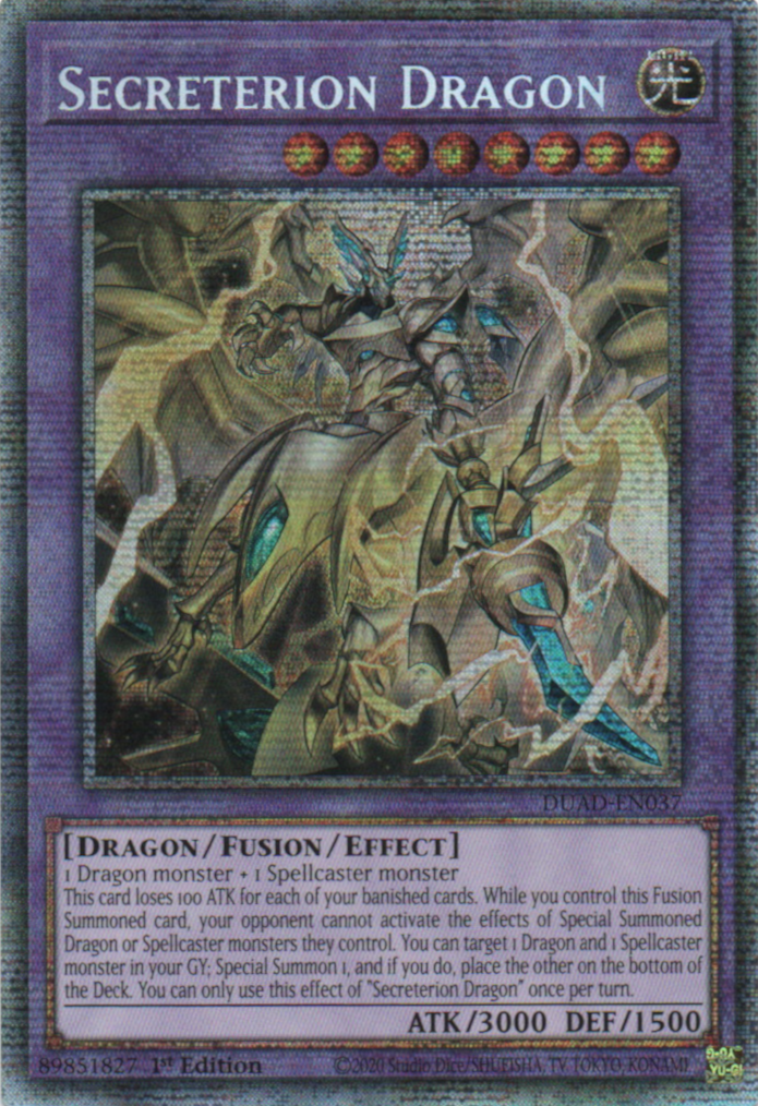 Secreterion Dragon - DUAD-EN037 - 1st Edition - Starlight Rare