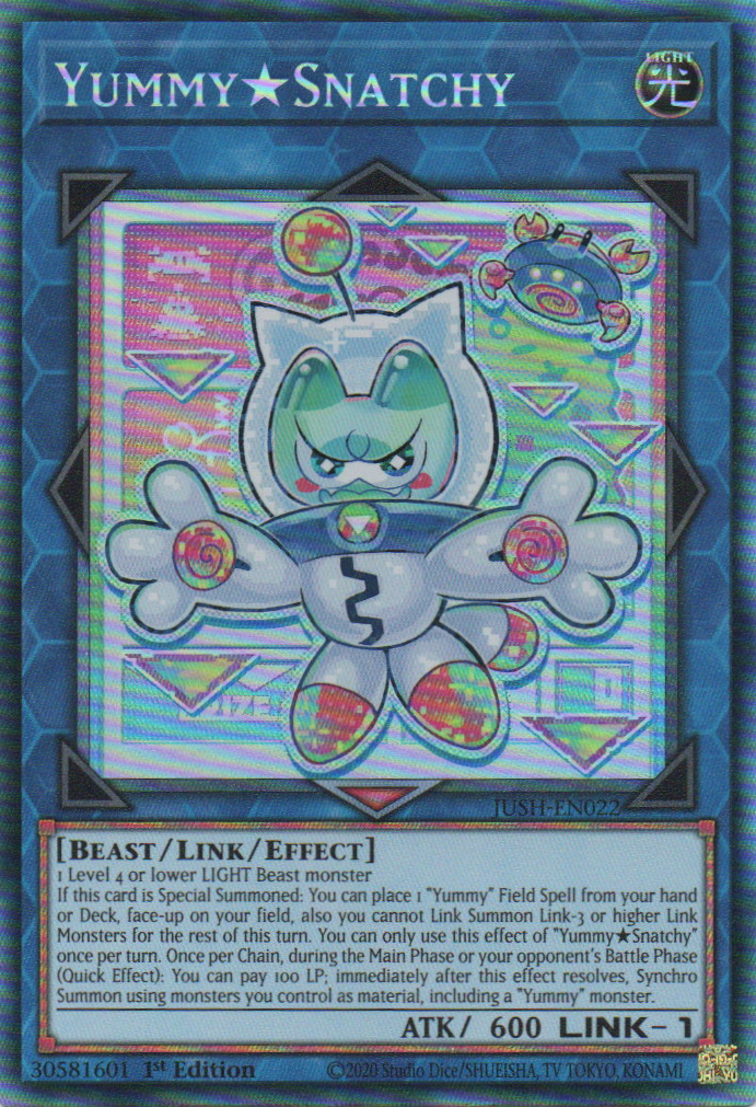 Yummy Snatchy - JUSH-EN022 - 1st Edition - Collector's Rare