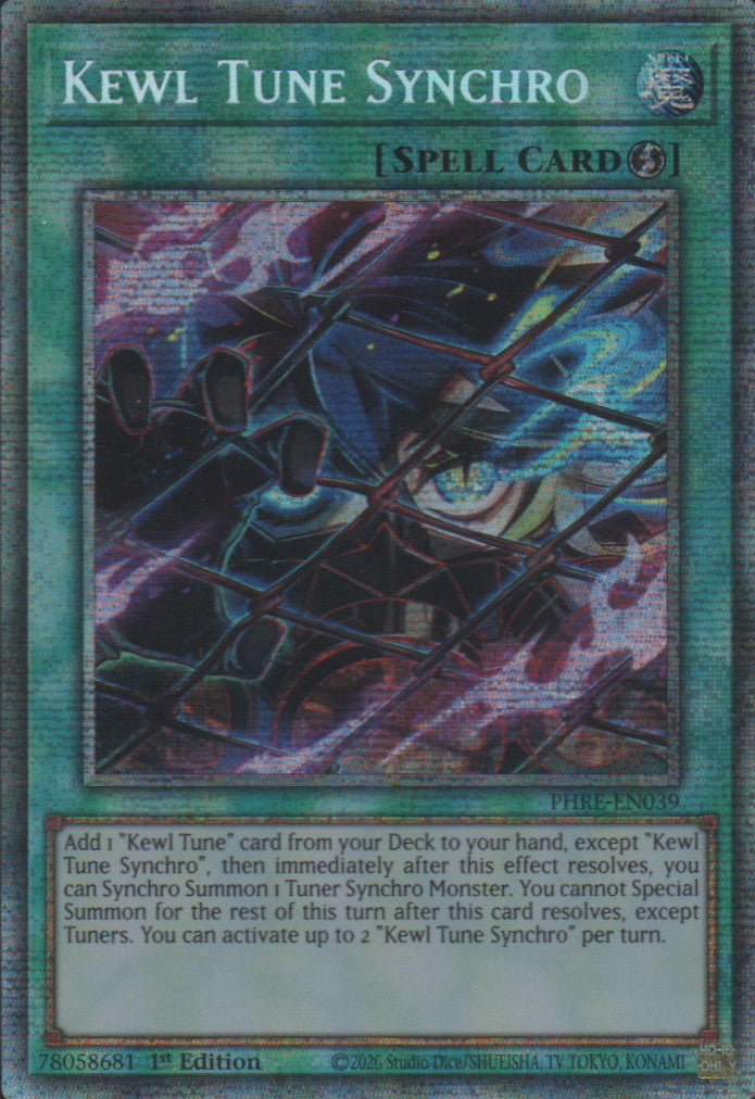 Kewl Tune Synchro - PHRE-EN039 - 1st Edition - Starlight Rare