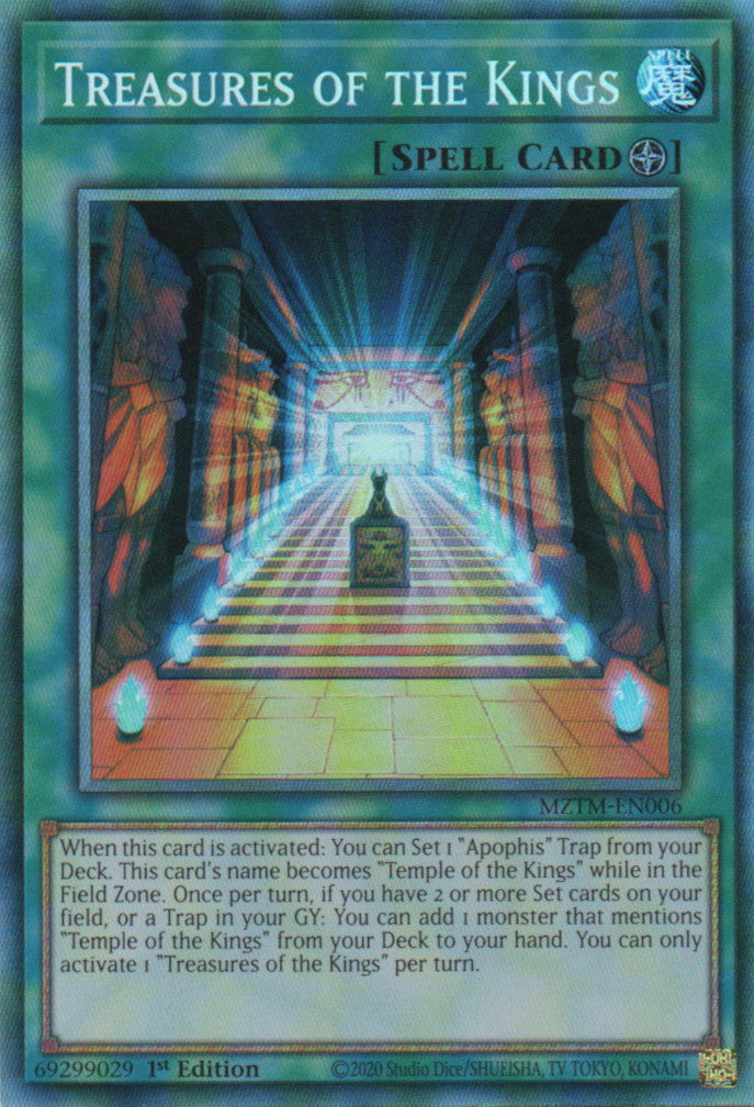 Treasures of the Kings - MZTM-EN006 - 1st Edition - Collector's Rare